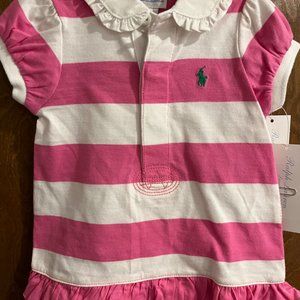 NWT Ralph Lauren girls outfit, size 6 month